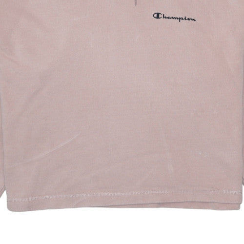 Womens UK Size S Champion Pink Pullover Hoodie