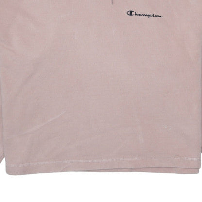 Womens UK Size S Champion Pink Pullover Hoodie