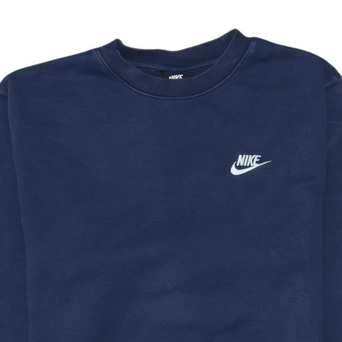 Mens UK Size S Nike Blue Pullover Sweatshirt
