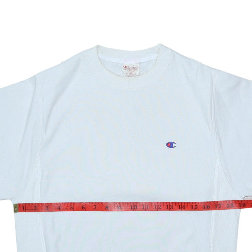 Mens UK Size XS Champion White Pullover Sweatshirt