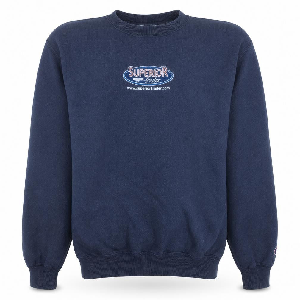 Mens UK Size M Champion Blue Pullover Sweatshirt