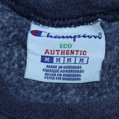 Mens UK Size M Champion Blue Pullover Sweatshirt