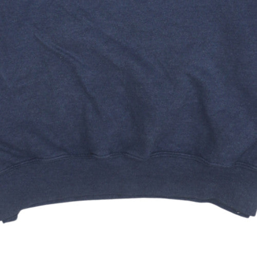 Mens UK Size M Champion Blue Pullover Sweatshirt