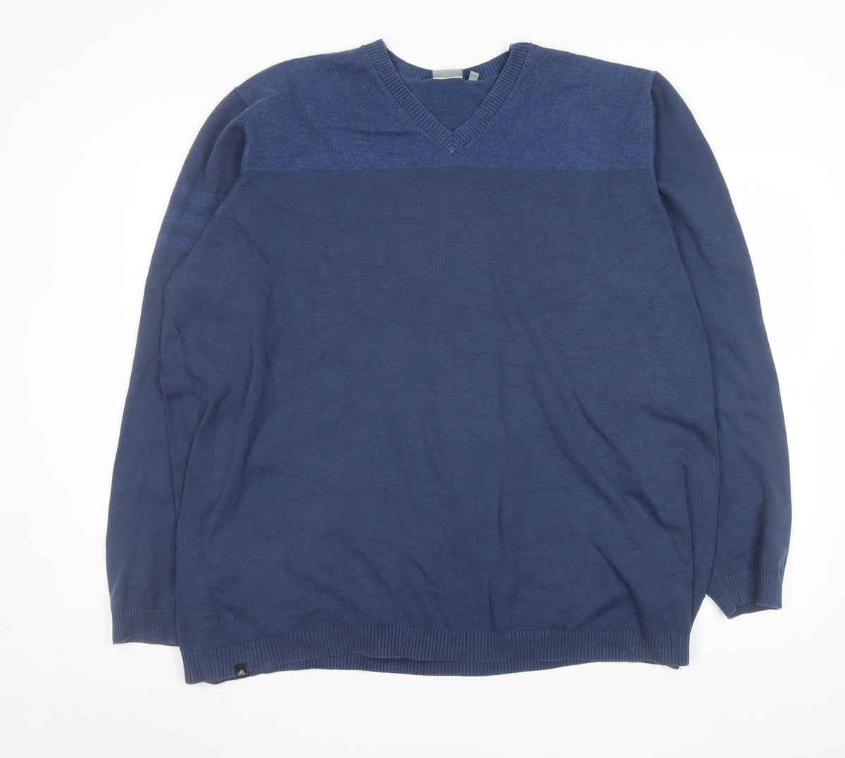 Mens UK Size 2XL adidas Blue Pullover Jumper