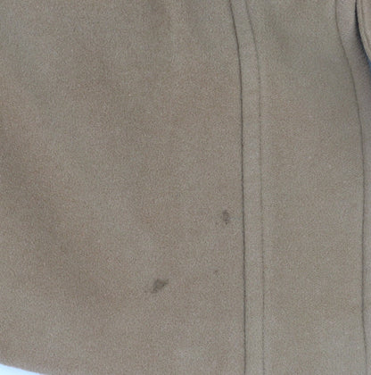 Klass Collection Women's Beige Wool Blend Overcoat Size 16