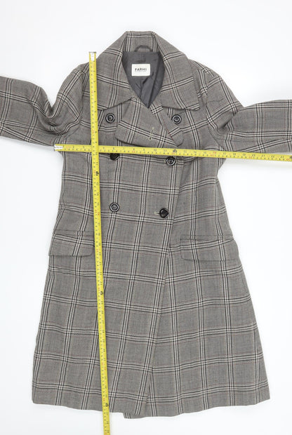 Womens UK Size 12 Farhi by Nicole Farhi Grey Trench Coat