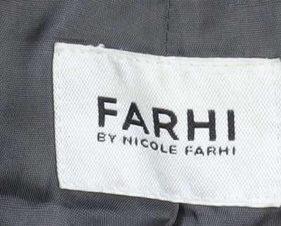Womens UK Size 12 Farhi by Nicole Farhi Grey Trench Coat