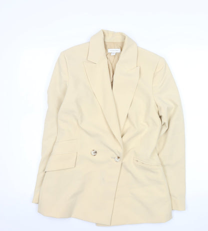 Womens UK Size 6 Topshop Regular Beige Blazer