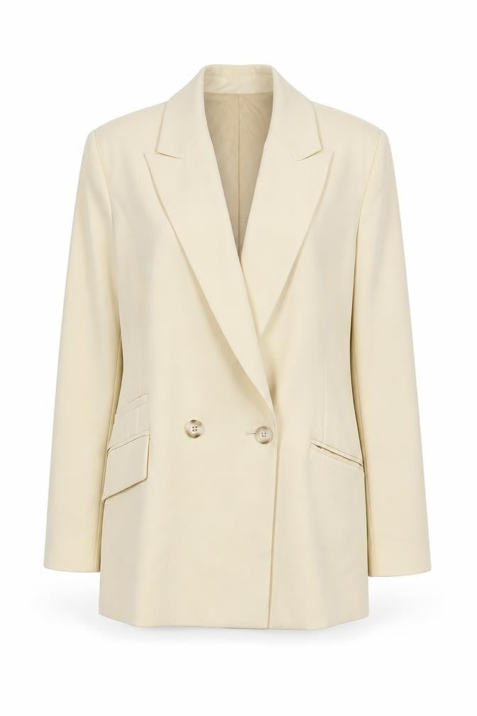 Womens UK Size 6 Topshop Regular Beige Blazer
