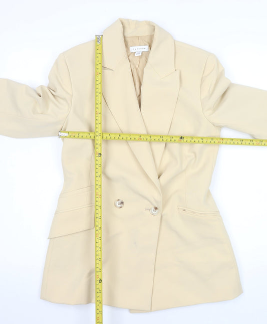 Womens UK Size 6 Topshop Regular Beige Blazer