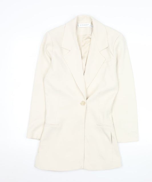 Womens UK Size 4 Hi Mavis Regular Ivory Blazer