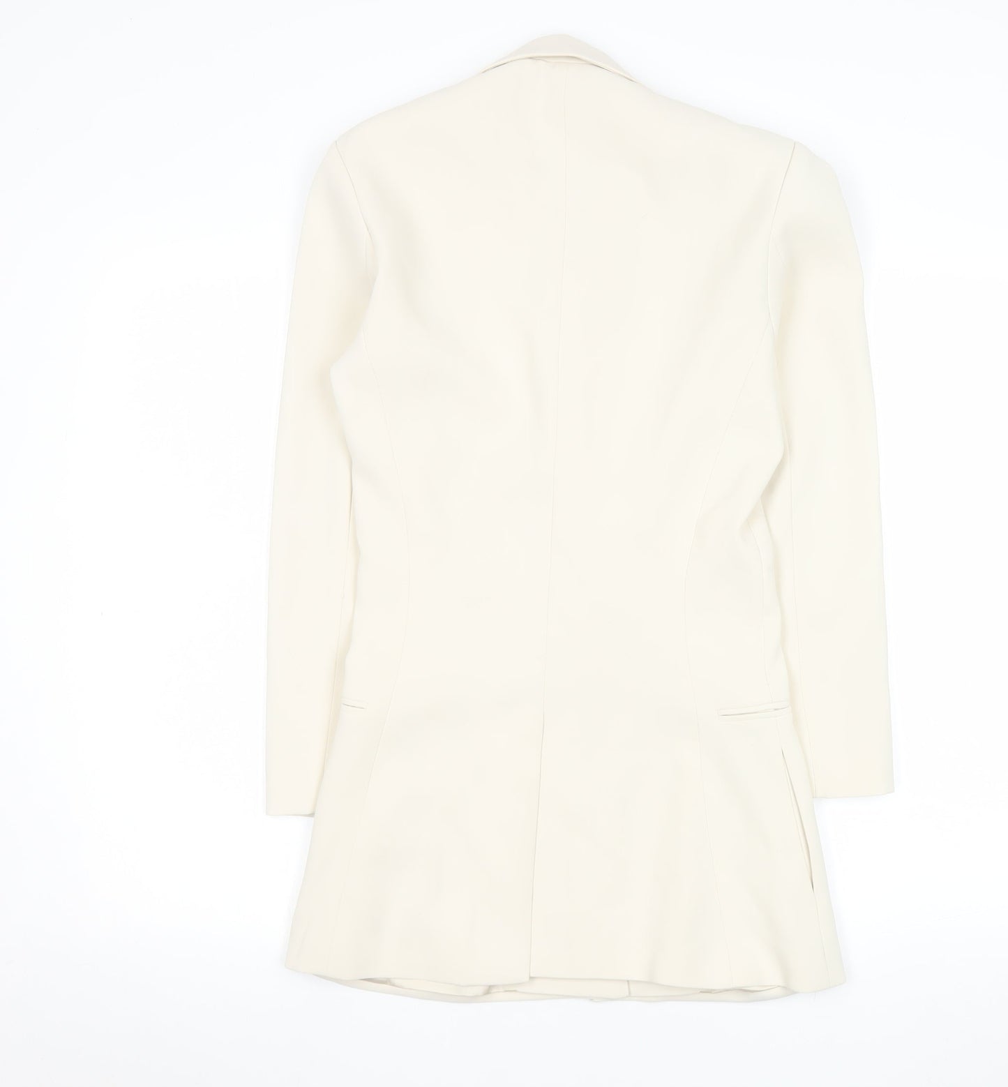 Womens UK Size 4 Hi Mavis Regular Ivory Blazer