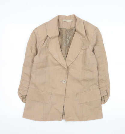 Womens UK Size 8 Koton Regular Beige Blazer