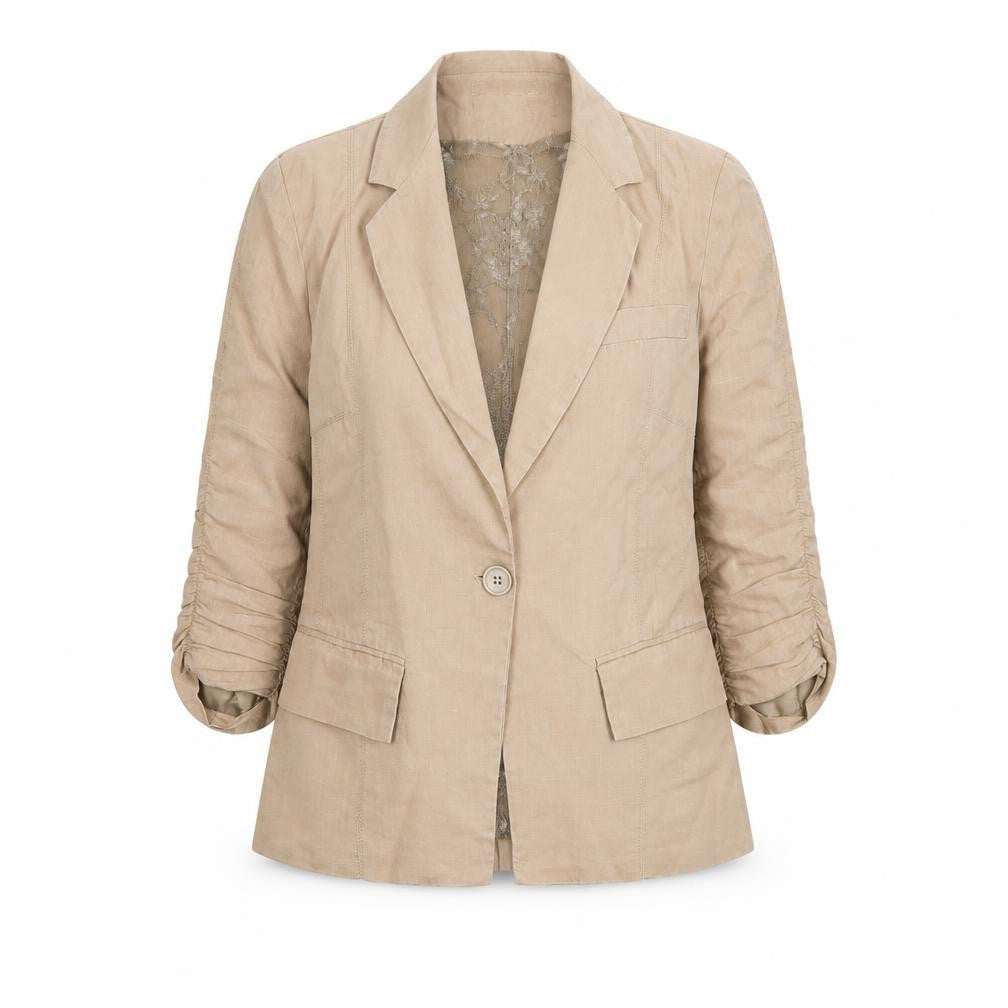 Womens UK Size 8 Koton Regular Beige Blazer