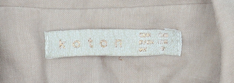 Womens UK Size 8 Koton Regular Beige Blazer