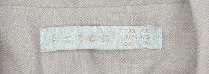 Womens UK Size 8 Koton Regular Beige Blazer