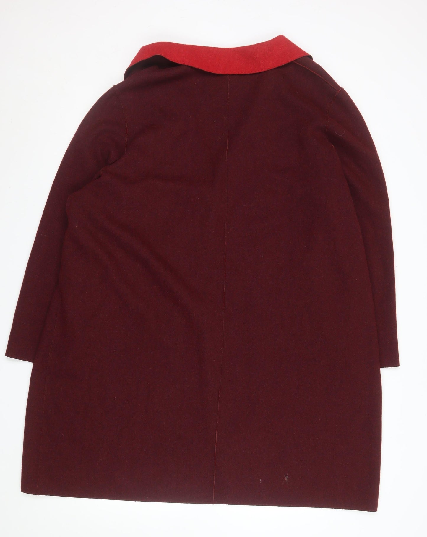 Womens UK Size 24 Marks and Spencer Red Overcoat