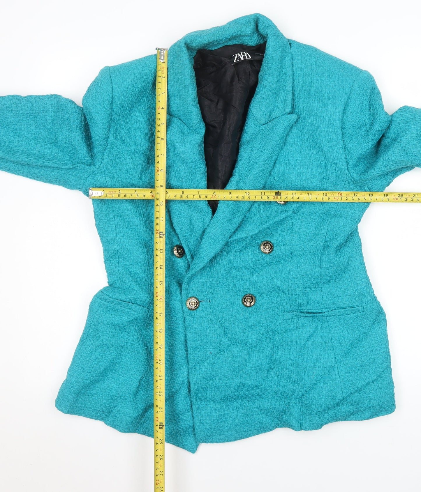 Womens UK Size L Zara Regular Blue Blazer