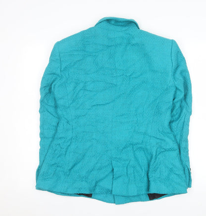 Womens UK Size L Zara Regular Blue Blazer