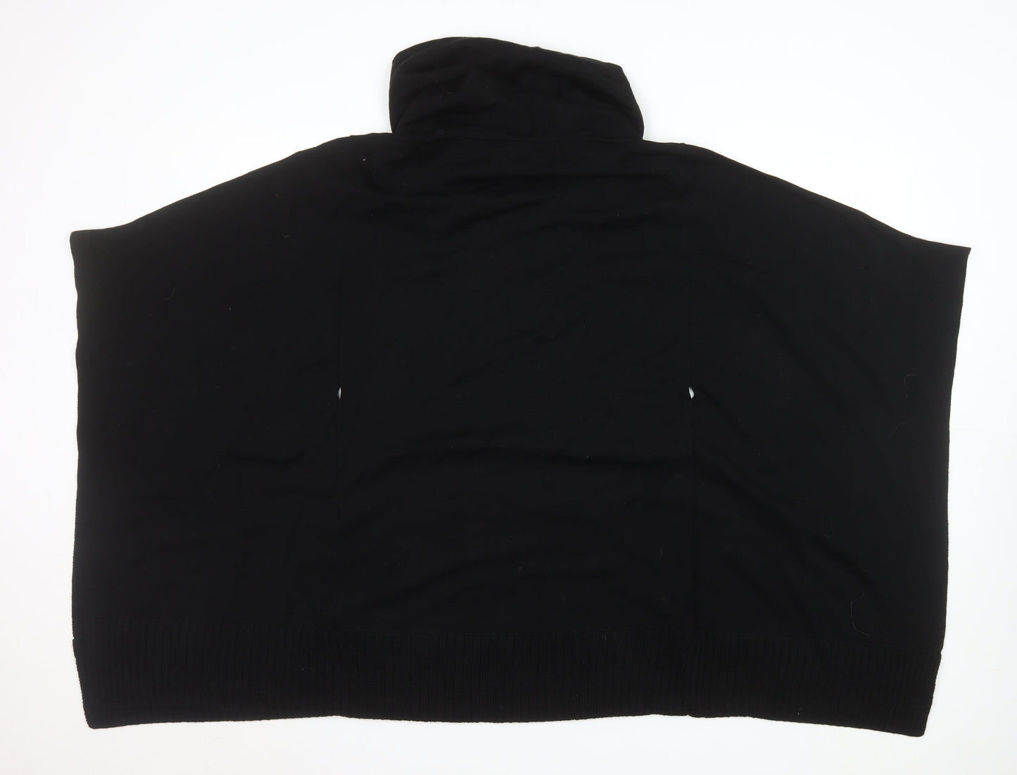 Womens UK Size 12 Karen Millen Black Cape Jumper