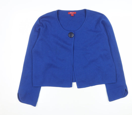 Womens UK Size 16 Monsoon Blue Cardigan Jumper