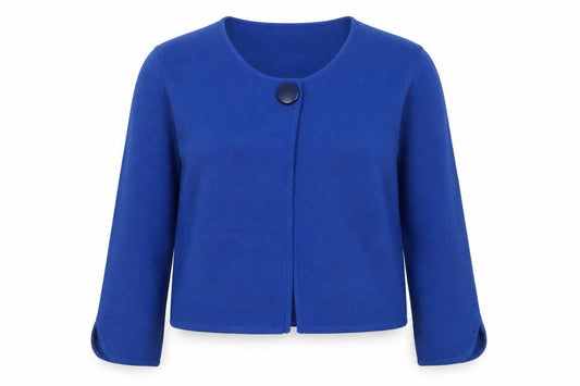 Womens UK Size 16 Monsoon Blue Cardigan Jumper