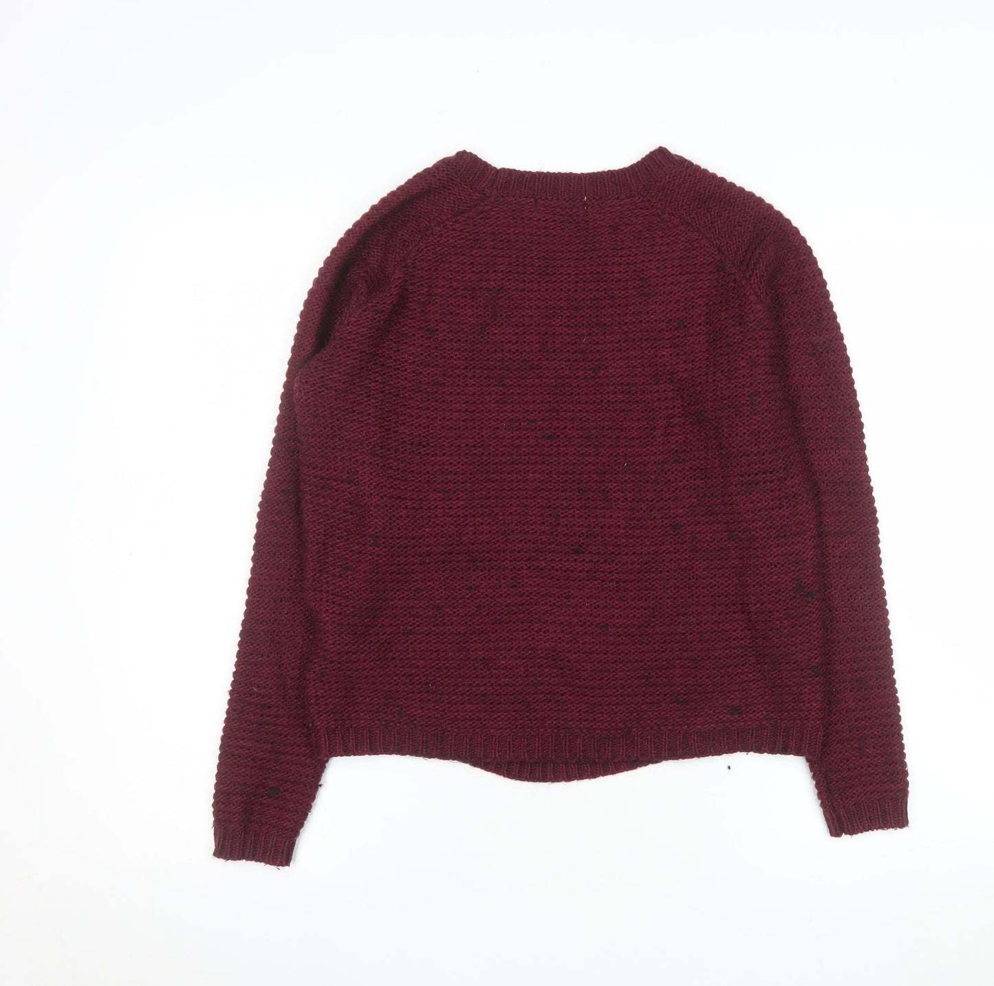 Womens UK Size 10 Marks and Spencer Red Pullover Jumper
