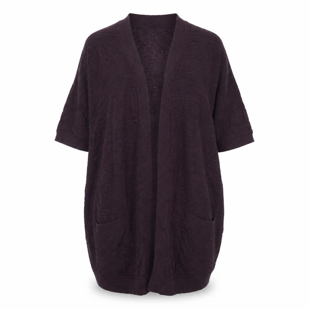 Womens UK Size 14 Monoprix Femme Purple Cardigan Jumper