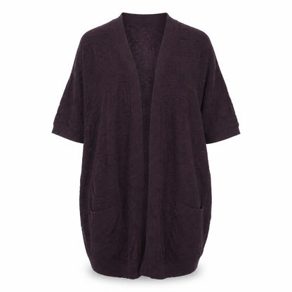 Womens UK Size 14 Monoprix Femme Purple Cardigan Jumper