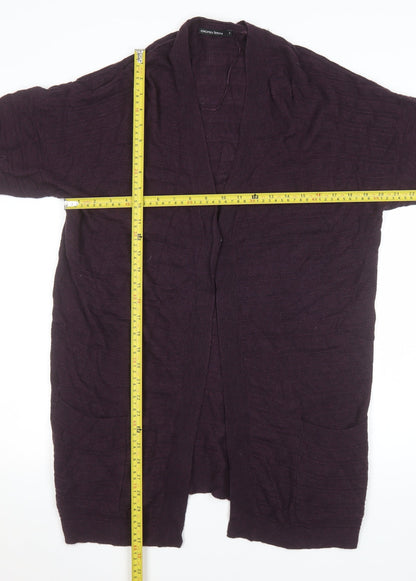 Womens UK Size 14 Monoprix Femme Purple Cardigan Jumper