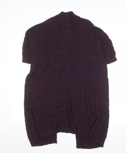 Womens UK Size 14 Monoprix Femme Purple Cardigan Jumper