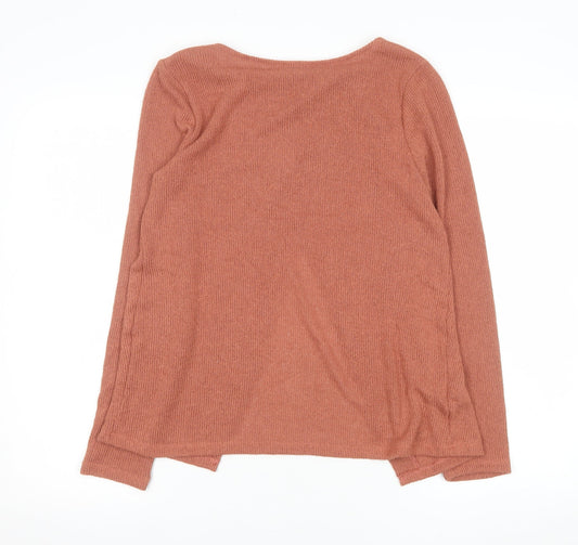 Womens UK Size S H&M Brown Cardigan Jumper