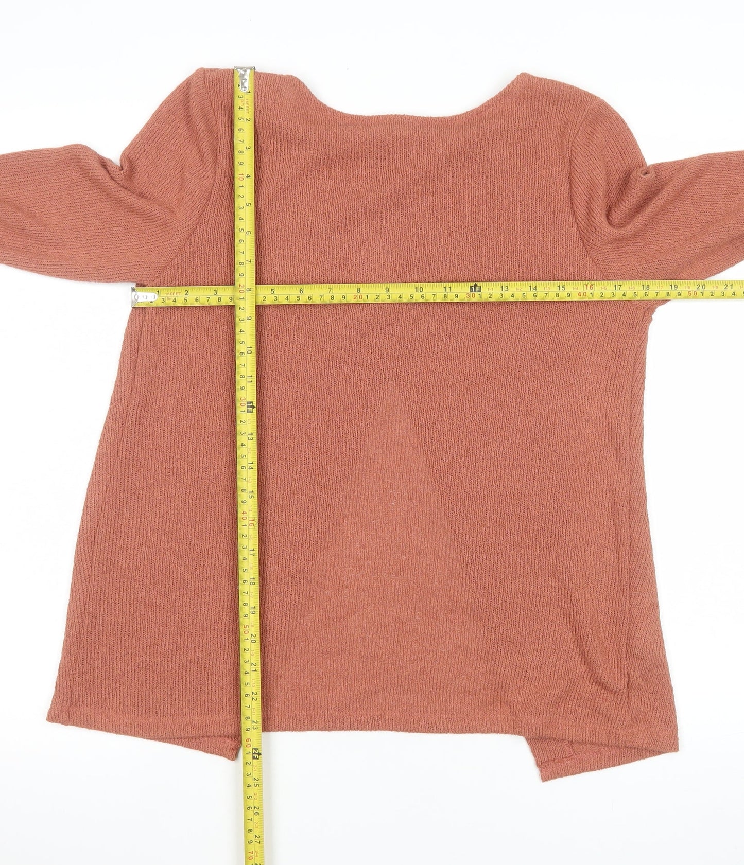 Womens UK Size S H&M Brown Cardigan Jumper