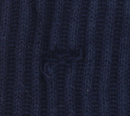 Mens UK Size M Nautica Blue Pullover Jumper