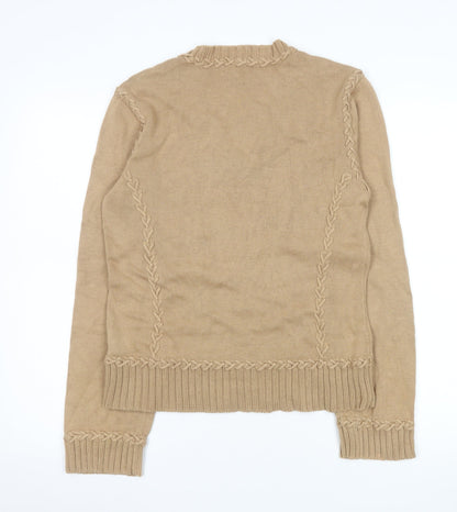 Womens UK Size M Marc O'Polo Beige Pullover Jumper