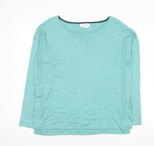 Womens UK Size 10 White Stuff Green Pullover Jumper