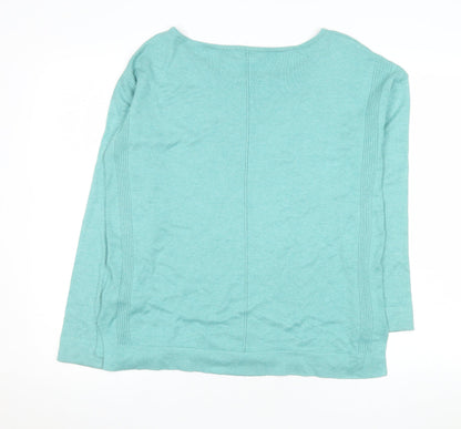 Womens UK Size 10 White Stuff Green Pullover Jumper