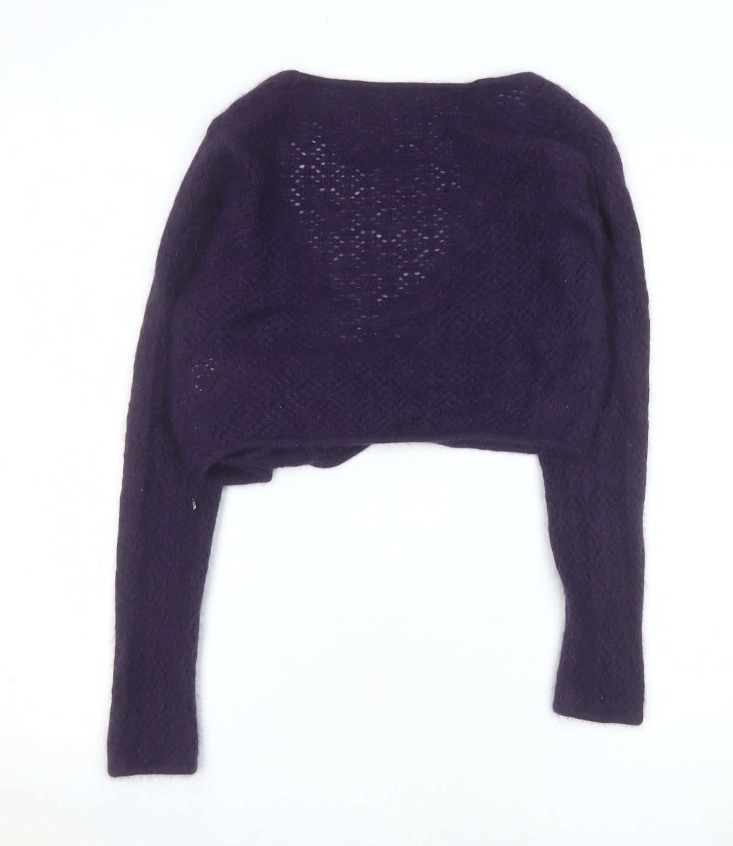 Womens UK Size 12 Monsoon Purple Wrap Jumper
