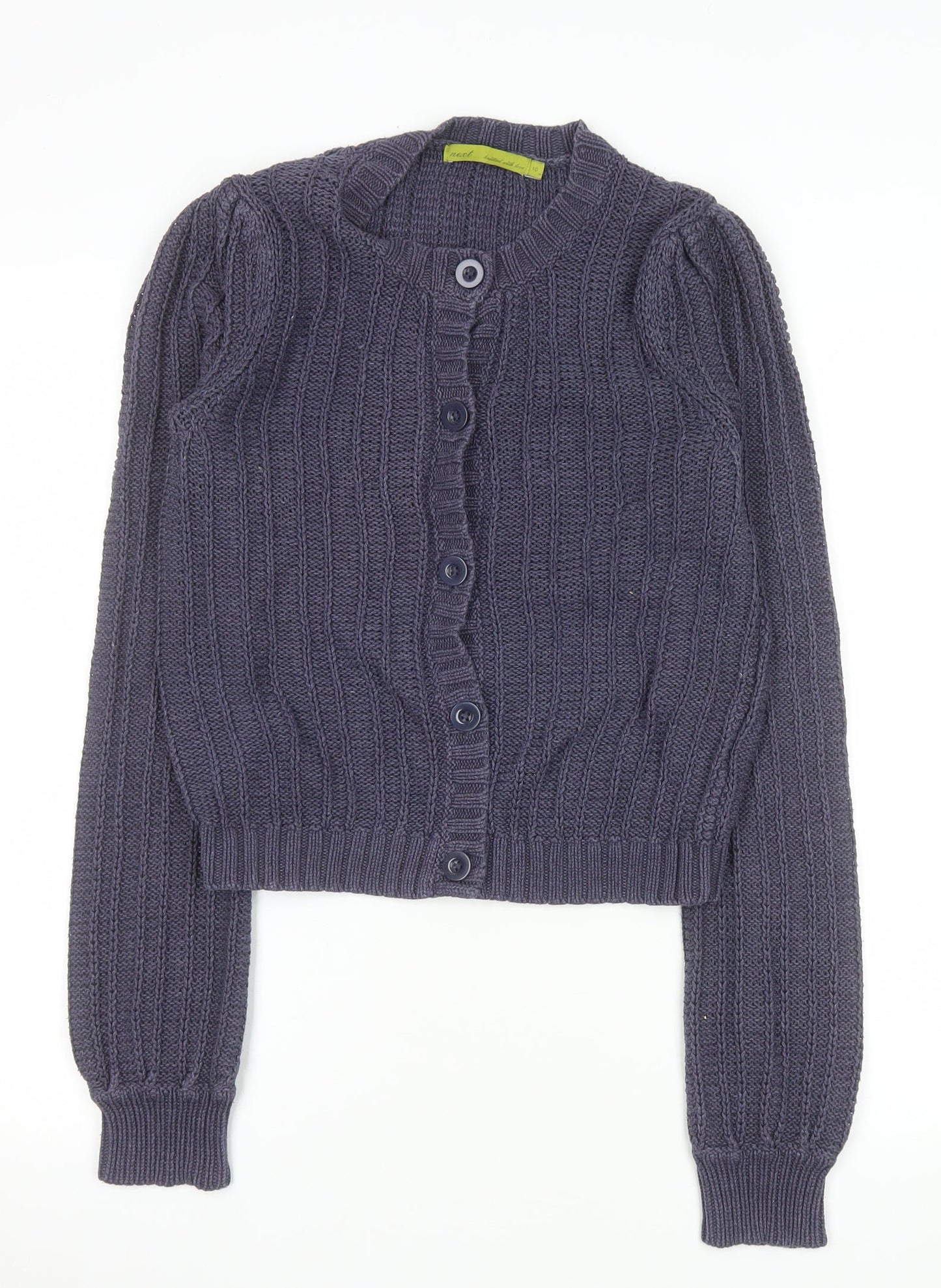 Womens UK Size 10 NEXT Grey Cardigan Jumper