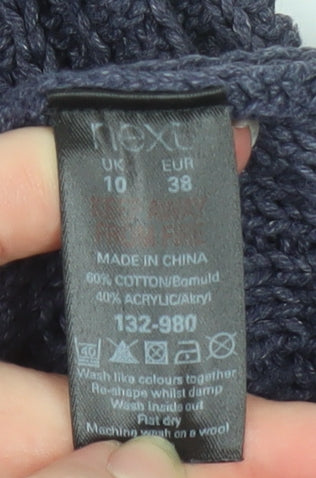 Womens UK Size 10 NEXT Grey Cardigan Jumper