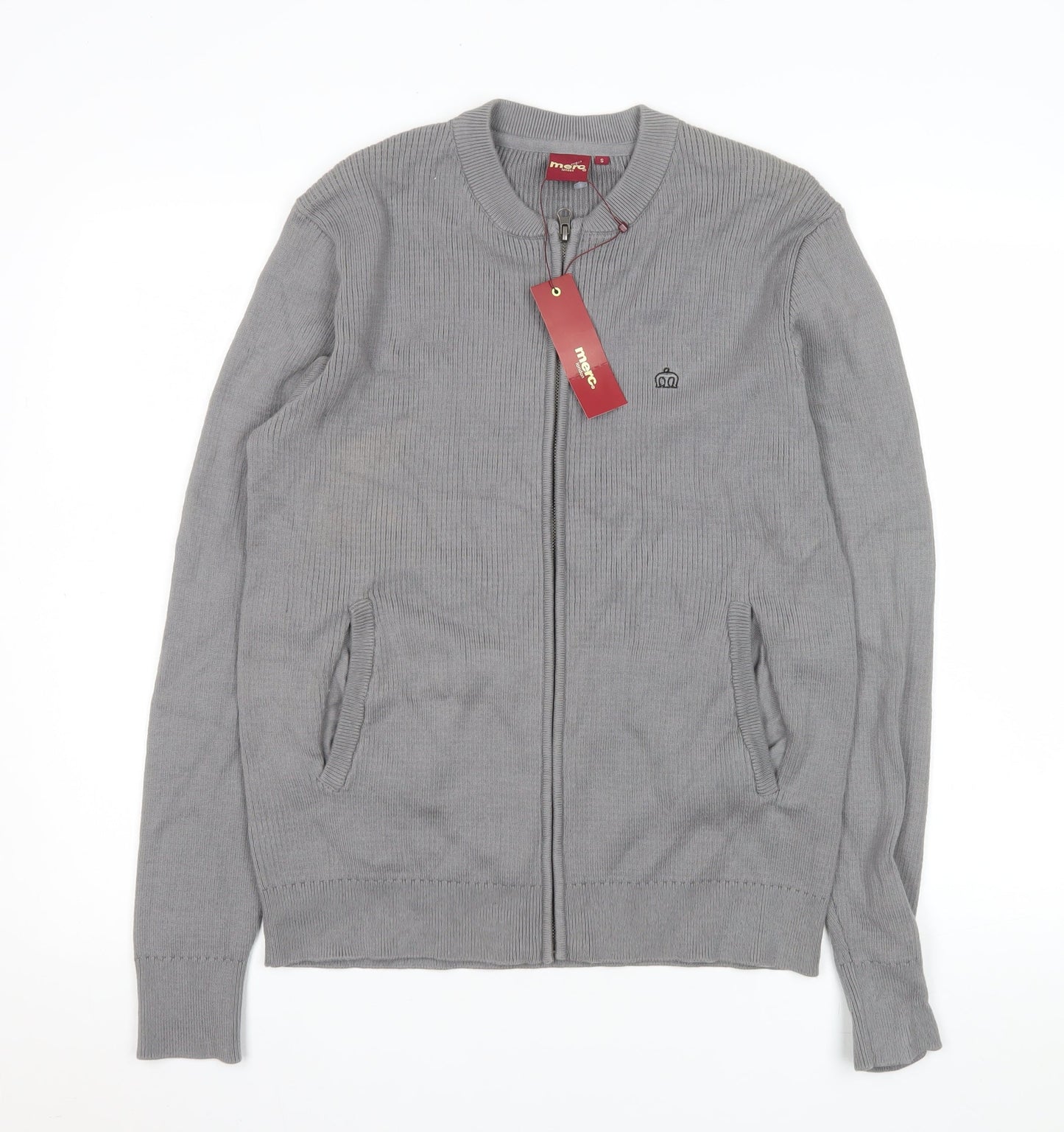 Mens UK Size S Merc London Grey Basic Jacket