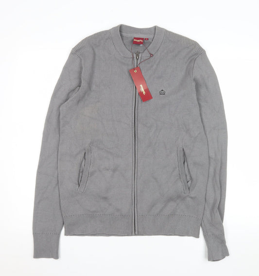 Mens UK Size S Merc London Grey Basic Jacket