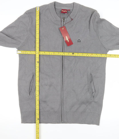 Mens UK Size S Merc London Grey Basic Jacket