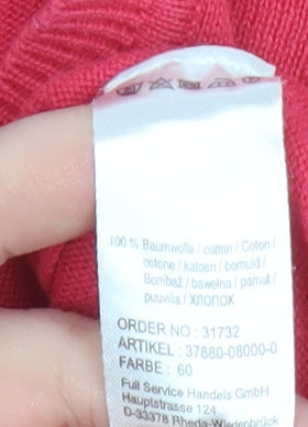 Mens UK Size M Ben Green Red Pullover Jumper