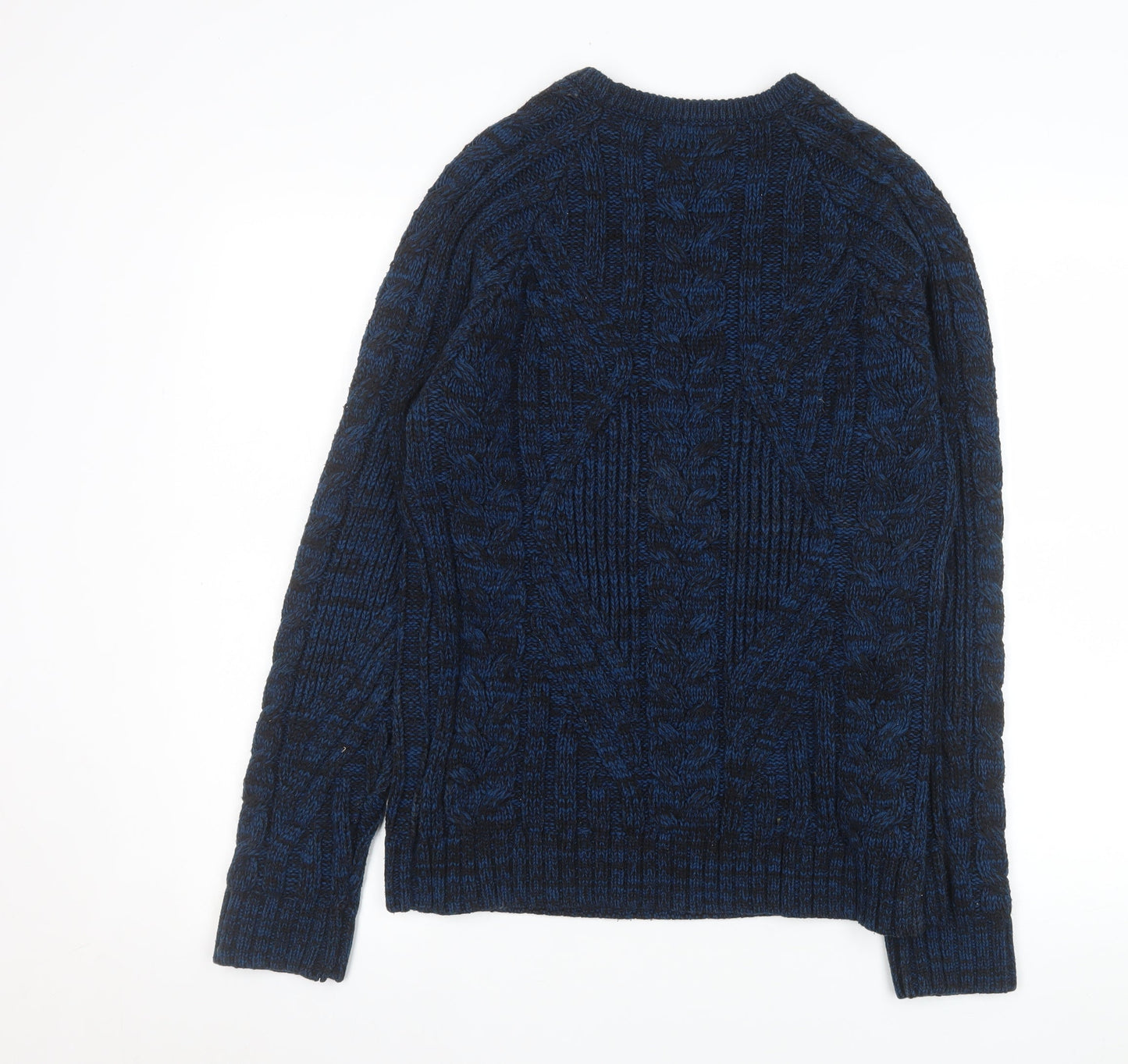 Mens UK Size S Cedar Wood State Blue Pullover Jumper