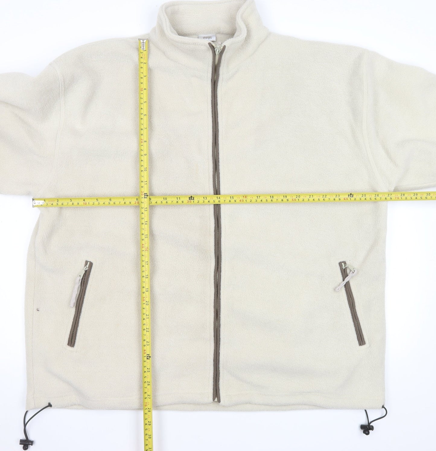 Mens UK Size XL Changes Beige Basic Jacket