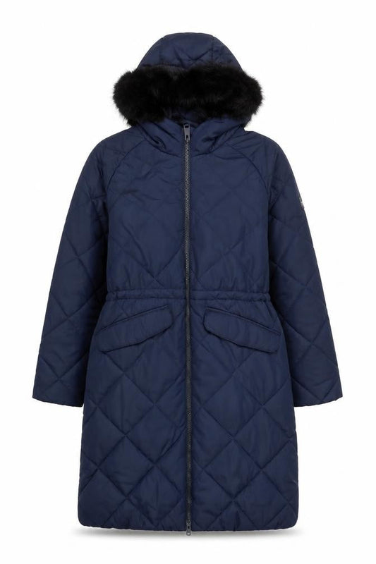 Womens UK Size 8 Regatta Blue Puffer Jacket