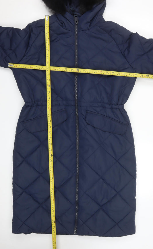 Womens UK Size 8 Regatta Blue Puffer Jacket