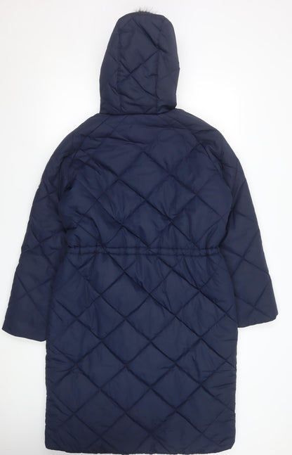 Womens UK Size 8 Regatta Blue Puffer Jacket