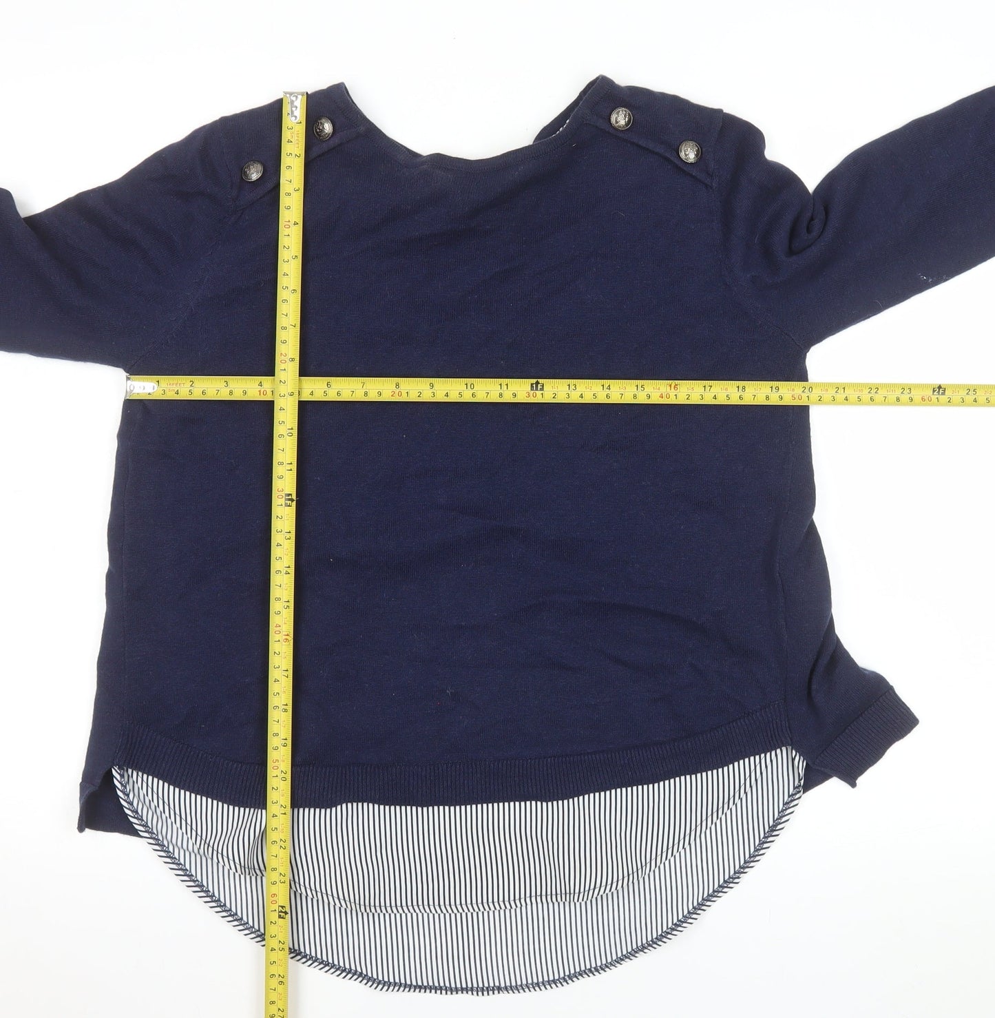 Womens UK Size S Scarlet Roos Blue Tunic Blouse
